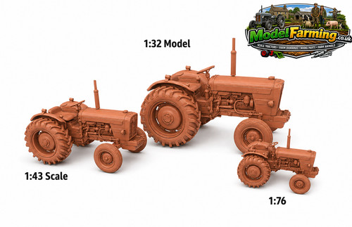 Mf001 david brown 990 - brown, tractor