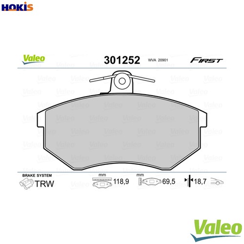 Brake pad set - brake,