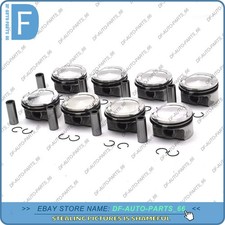 8x Pistons Rings Set Φ89mm For BMW 550ix 750i X5 X6 F10 F15 F16 N63N 4.4 T N63TU