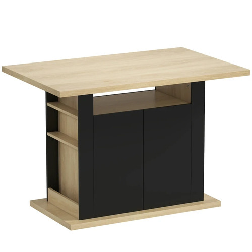 Kitchen island with storage - kitchen,