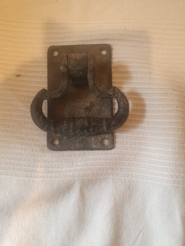 Vintage iron door knocker - vintage,