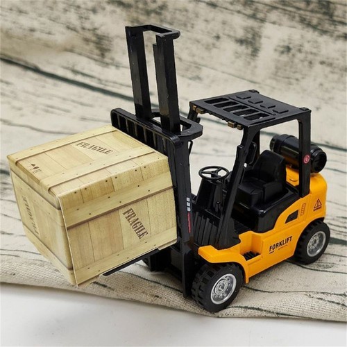 Model forklift friction toy - model,