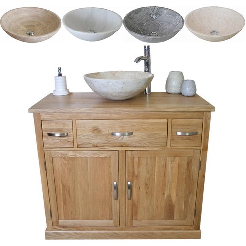 Bathroom vanity unit oak - bathroom,