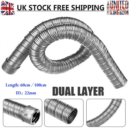Dual layer exhaust pipe 22mm - layer,