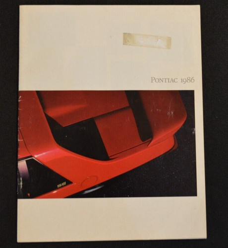 1986 pontiac grand fiero - 1986,