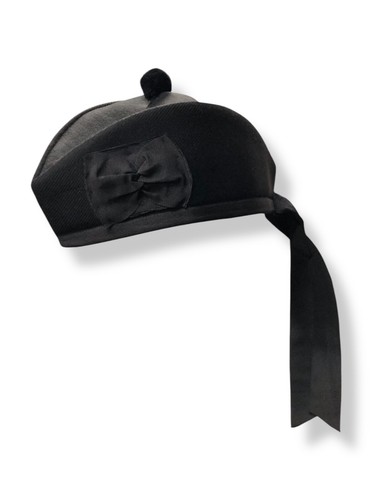 Scottish glengarry plain - scottish, black