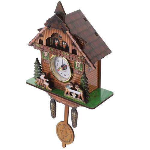 Wooden pendulum wall clock - wooden,