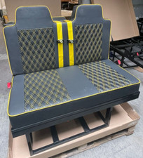 3/4 Rock & Roll Bed VW T4 T5 T6 Transit Vivaro Trafic Campervan (Yellow)