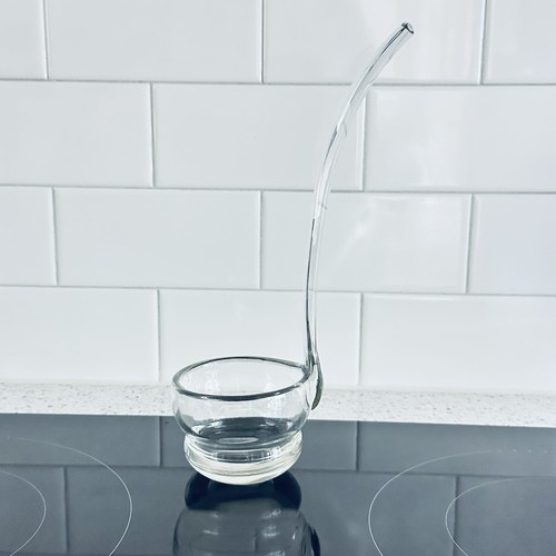 Vintage hand blown - clear, glass