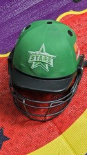 BBL Melbourne stars Cricket Helmet titanium Masuri size large #  collectable 