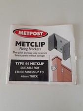 Metpost Metclip Fence Clips Suitable Upto 46mm Thick Pack Of 20