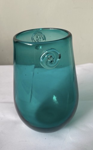 Vintage teal green art glass - vintage,