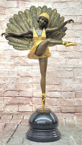 Art deco bronze - bronze, dancer