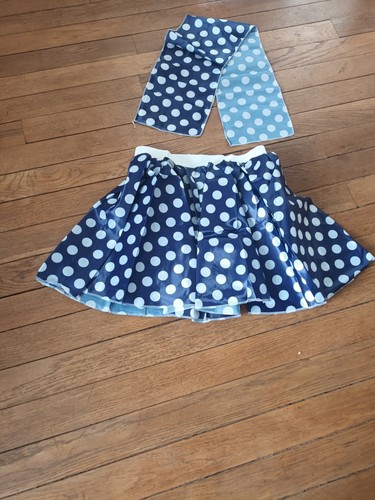 Ladies blue white rock - n, roll
