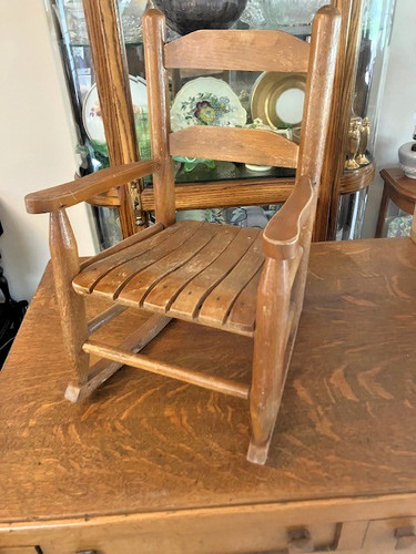 Vintage slatted wood - slatted, child