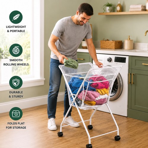 Bend laundry hamper - bend,