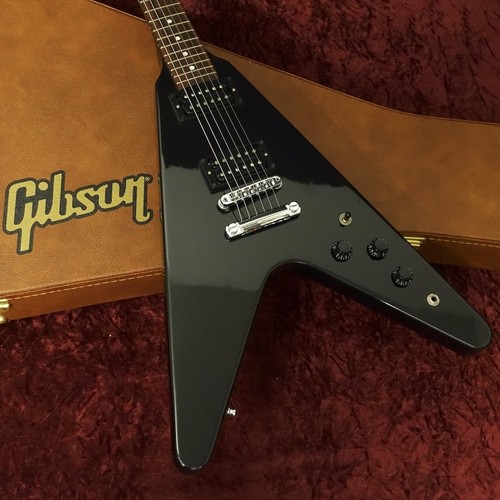 Gibson 80s flying ebony 2022 - v,