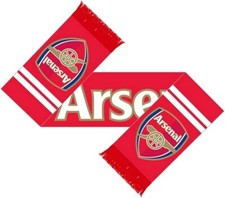Arsenal FC Scarf Gunners Fan Supporter Match Gift Official Licensed