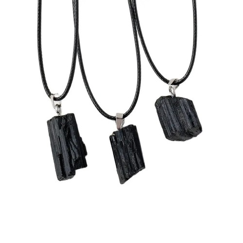 Black tourmaline crystal - tourmaline,