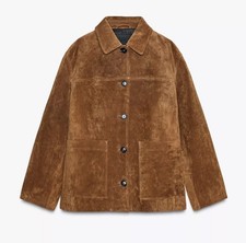 ZARA WOMAN SUEDE LEATHER