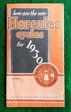 HERCULES CYCLES of BIRMINGHAM CATALOGUE 1930 BICYCLES NICE!