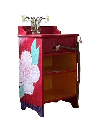 Upcycled bedside cabinet - ,