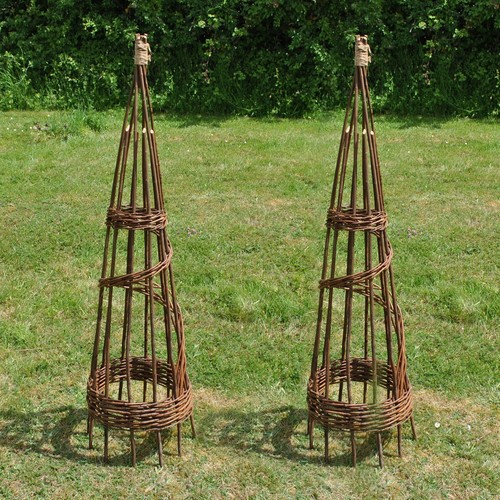 Willow garden obelisk wooden - garden,