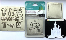 Cutting dies Provo Craft for CUTTLEBUG Machine - 3 dies  /  SIzzix Sandcastle #2
