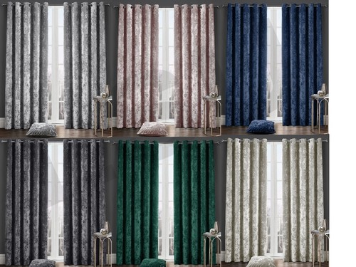 Luxury crushed velvet curtains - luxury,