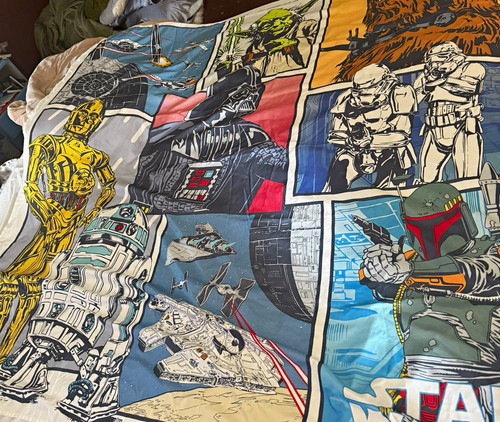 Star wars shower curtain - star,
