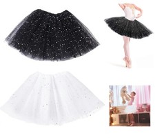 Black White KID ADULT Tutu