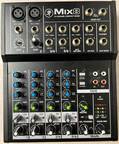Mackie mix8 channel - mix8, mixer
