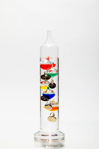Tall galileo thermometer - 7",