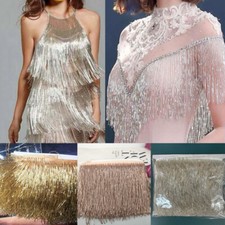 1/2/5 Yards 15cm Shiny Beading