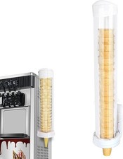  Ice Cream Cone Storage Dispenser Reusable Plastic Ice Cream Cone Holder