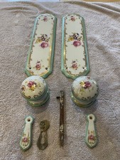 Vintage Ceramic Floral Door