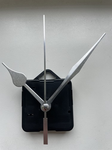 Clock movement silver quartz - clock,