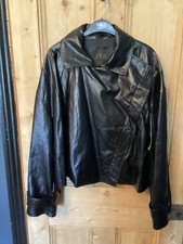 Zara Leather Look Black Jacket