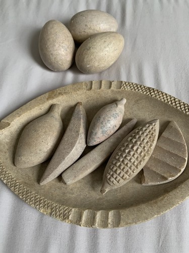 Kisil soapstone dish eggs - kisil,