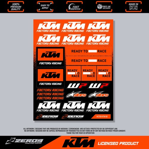 Ktm stickers motocross - ktm,