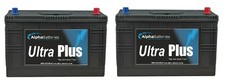 PAIR OF12V 643 HEAVY DUTY COMMERCIAL BATTERIES TRACTOR, LORRY, WAGON