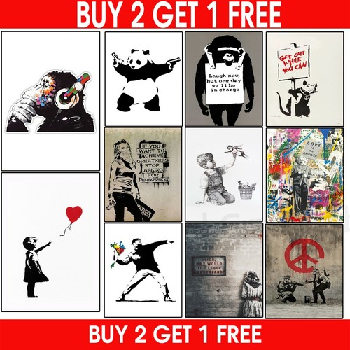 Banksy poster prints - banksy,