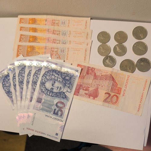 736 hrk croatia pre euro - hrk,