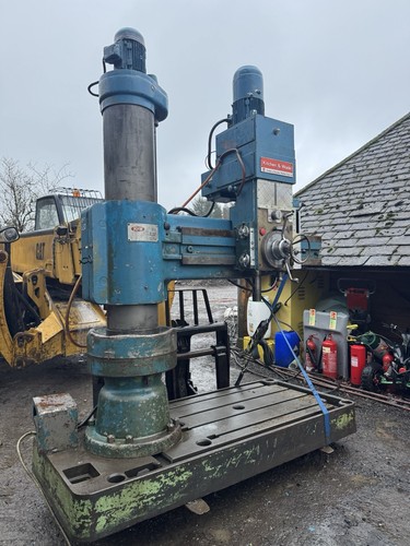 Radial arm drill - radial, and