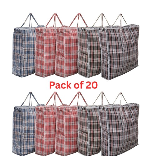 20x jumbo laundry bags - jumbo, zipped