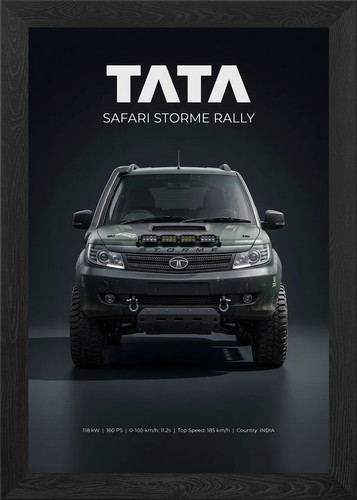 Tata safari storme rally car - tata,
