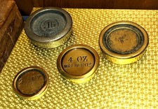 Five Brass/Iron Scale Weights