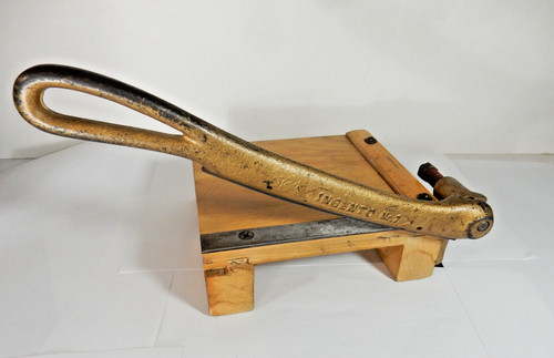 Vintage ingento paper cutter - paper,