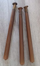 X3 Vintage retro brown painted