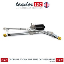 Front Windscreen Wiper Motor and Linkage Fiat Punto 188 1999 to 2006 NEW